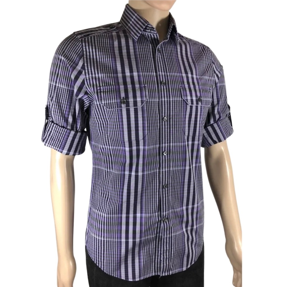 EXPRESS Mens Shirt SZ S 14 141/2 32-33 Modern Fit